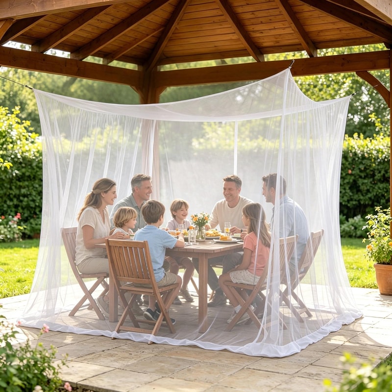 Outdoor Mosquito Net Canopy Corner Portable Mesh Tent