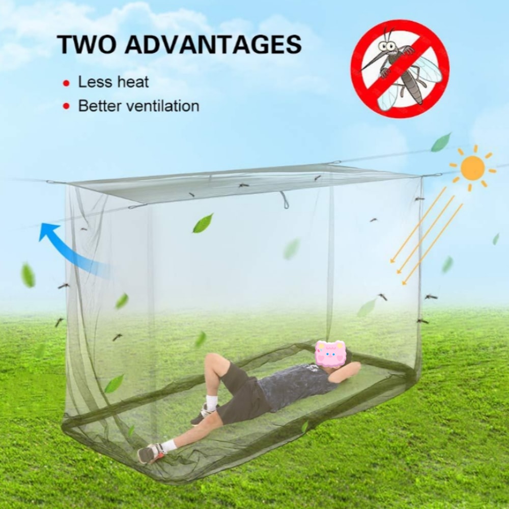 Portable Folding Bed Mosquito Net For Camping And Travel 2