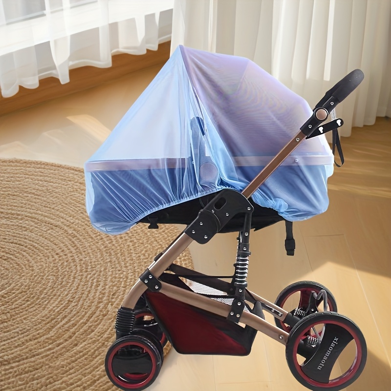 Stroller Mosquito Net Full Coverage Breathable Mesh Baby Bug Cover 3