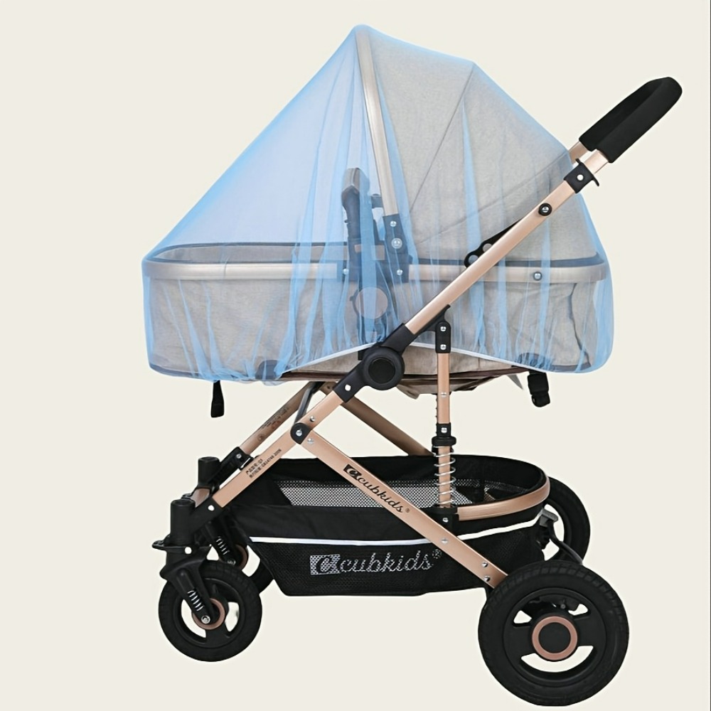 Stroller Mosquito Net Full Coverage Breathable Mesh Baby Bug Cover 8