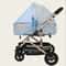 Stroller Mosquito Net Full Coverage Breathable Mesh Baby Bug Cover 8