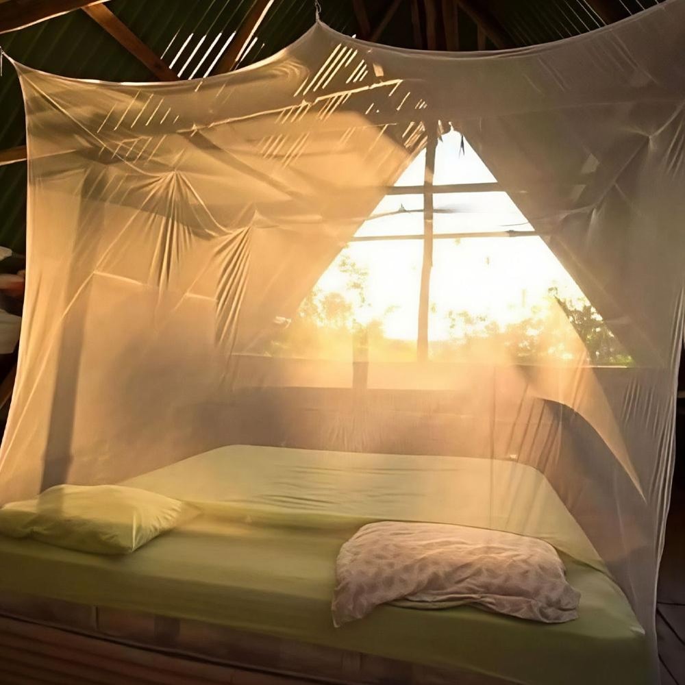Portable Square Mosquito Net For Bed And Camping 0