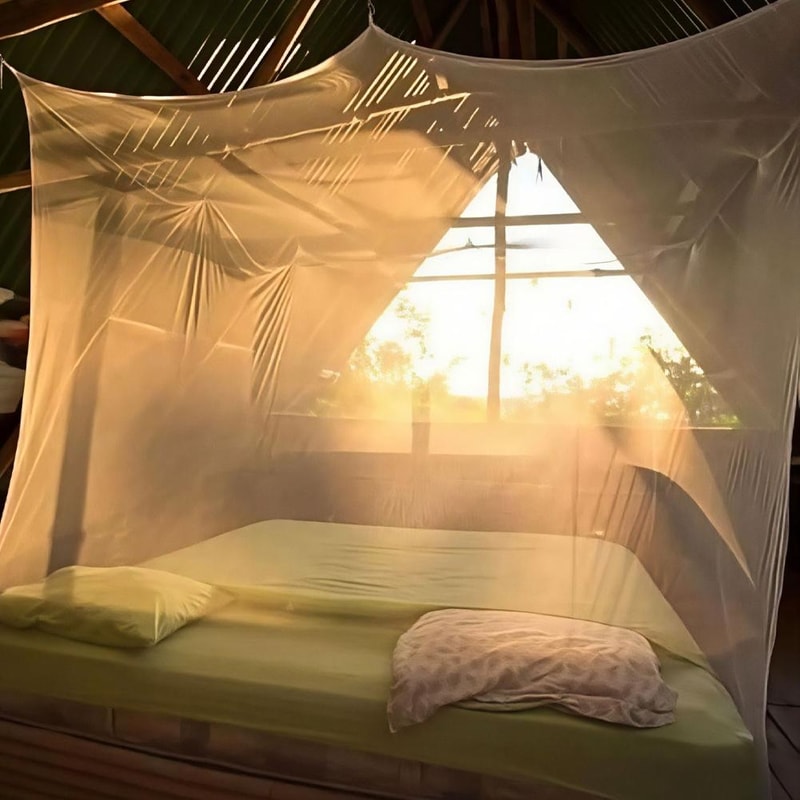 Portable Square Mosquito Net For Bed And Camping 0