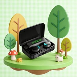deep bass wireless earbuds with touch control for sport and calls