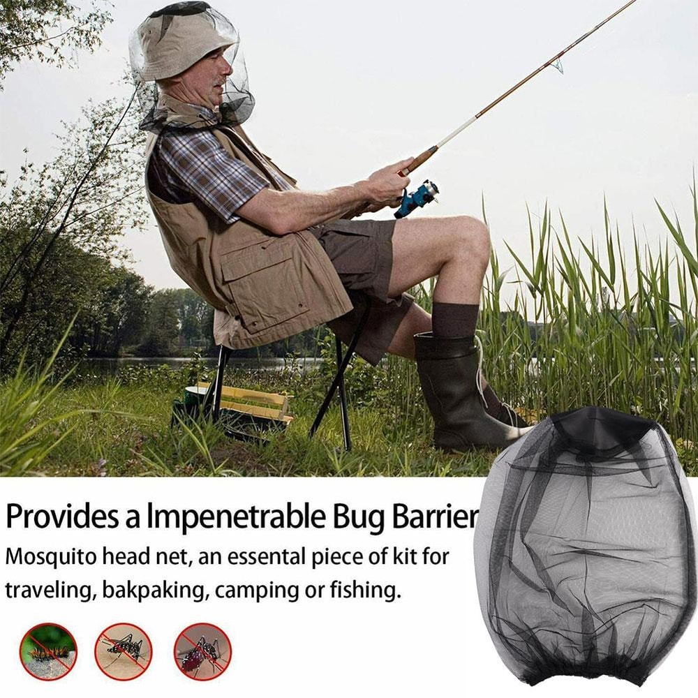 Mosquito Head Net Bug Face Protector For Camping And Gardening 0