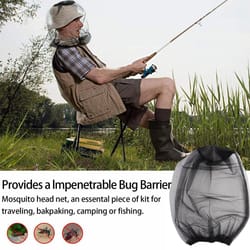 mosquito head net bug face protector for camping and gardening