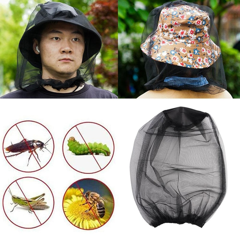 Mosquito Head Net Bug Face Protector For Camping And Gardening 1