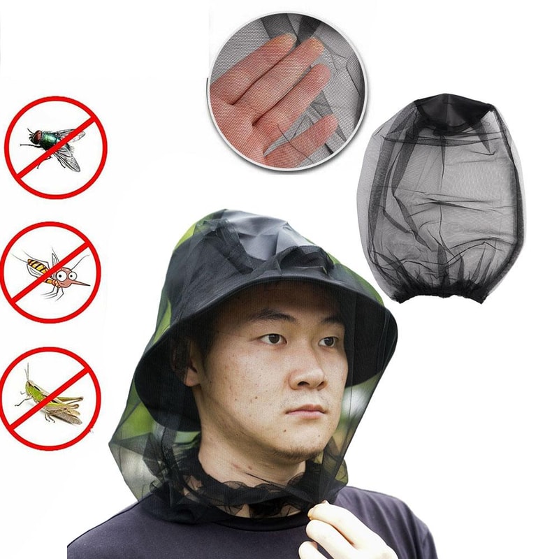 Mosquito Head Net Bug Face Protector For Camping And Gardening 2