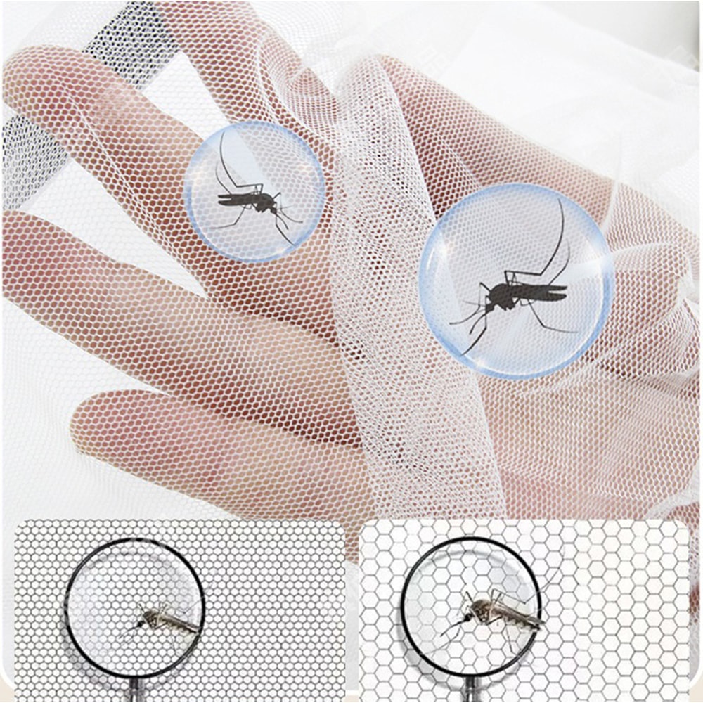 Portable Foldable Mosquito Net for Bed Camping Travel and Dorm Use