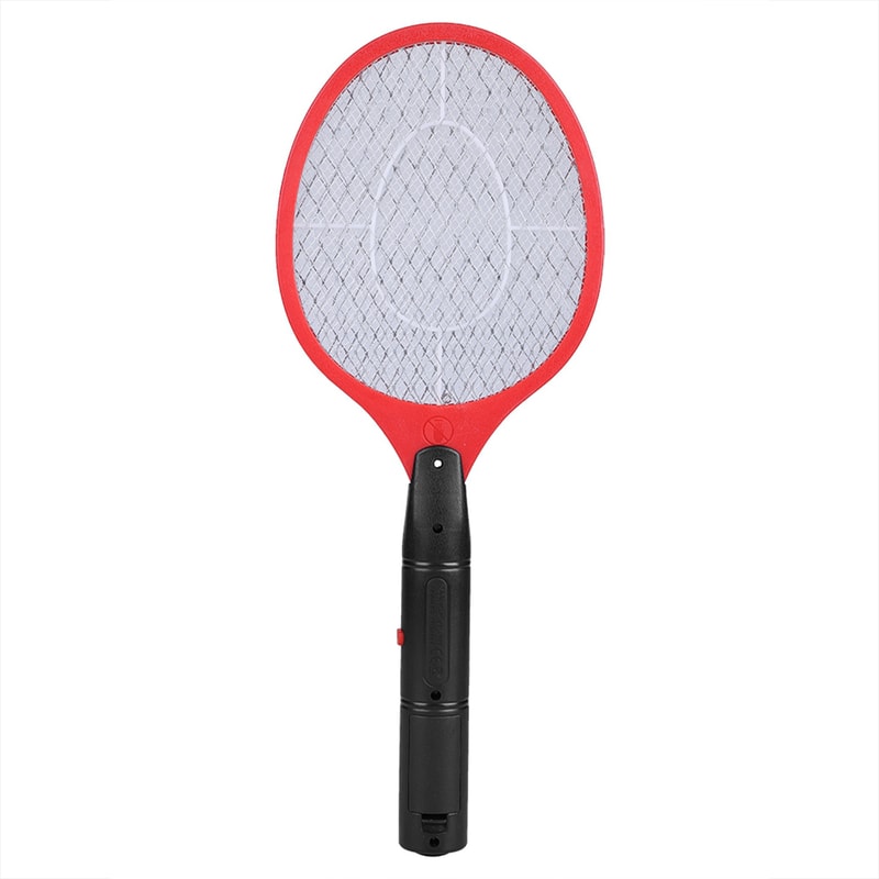Cordless Electric Mosquito Swatter Battery Powered Bug Zapper Racket 7