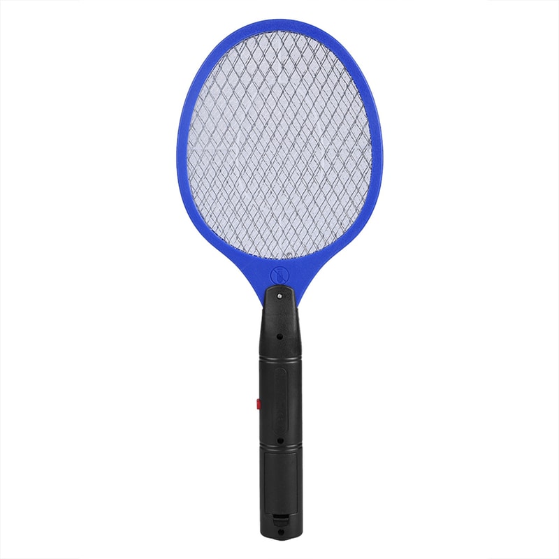 Cordless Electric Mosquito Swatter Battery Powered Bug Zapper Racket 8