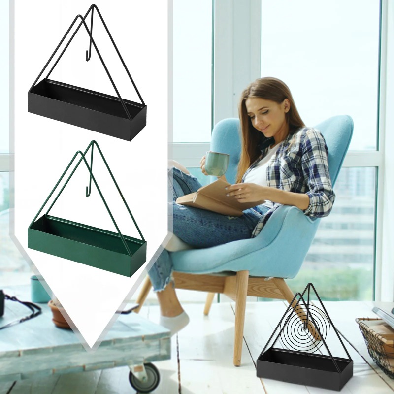 Nordic Iron Mosquito Coil Holder with Ash Tray