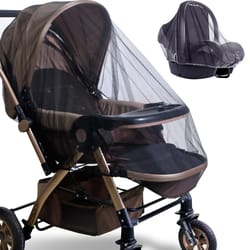 full face baby stroller mosquito net breathable insect proof mesh cover