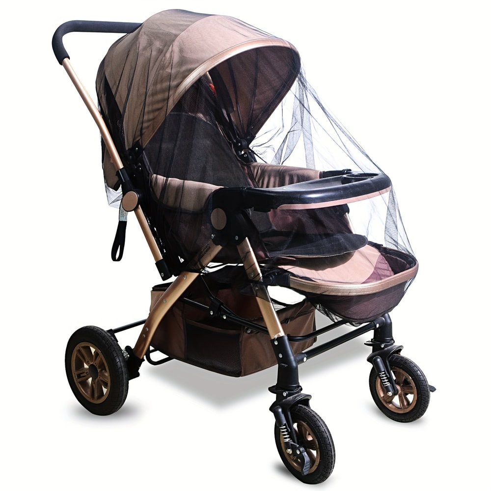 Full Face Baby Stroller Mosquito Net Breathable Insect Proof Mesh Cover 1