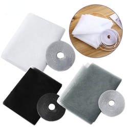 easy fit mosquito window net diy window screen with adhesive tape