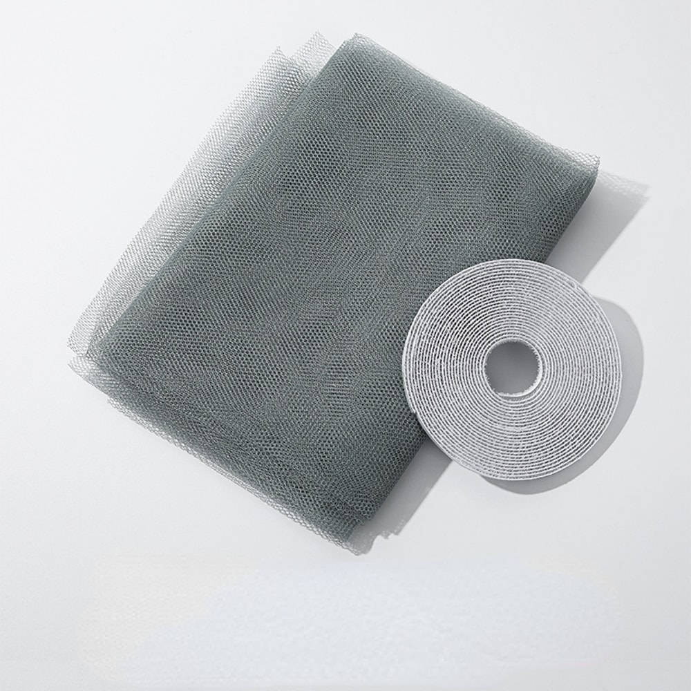 Easy Fit Mosquito Window Net DIY Window Screen With Adhesive Tape 8