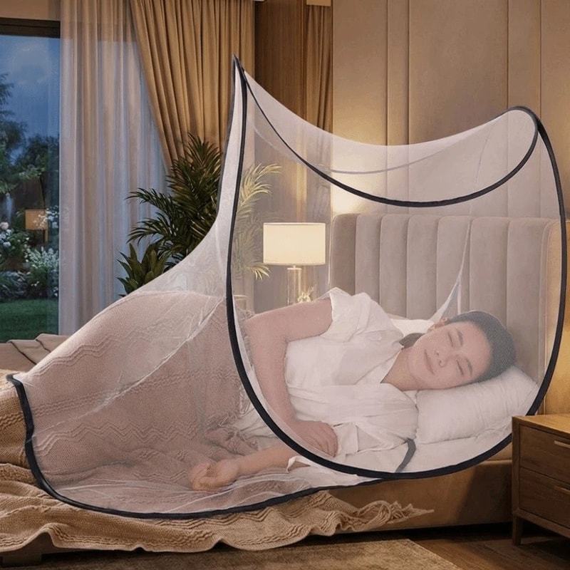 Foldable Mosquito Head Net for Sleeping Travel and Camping