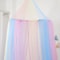 Rainbow Princess Bed Canopy Mosquito Net for Kids Room Decor
