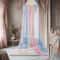 Rainbow Princess Bed Canopy Mosquito Net for Kids Room Decor