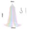 Rainbow Princess Bed Canopy Mosquito Net for Kids Room Decor