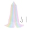 Rainbow Princess Bed Canopy Mosquito Net for Kids Room Decor