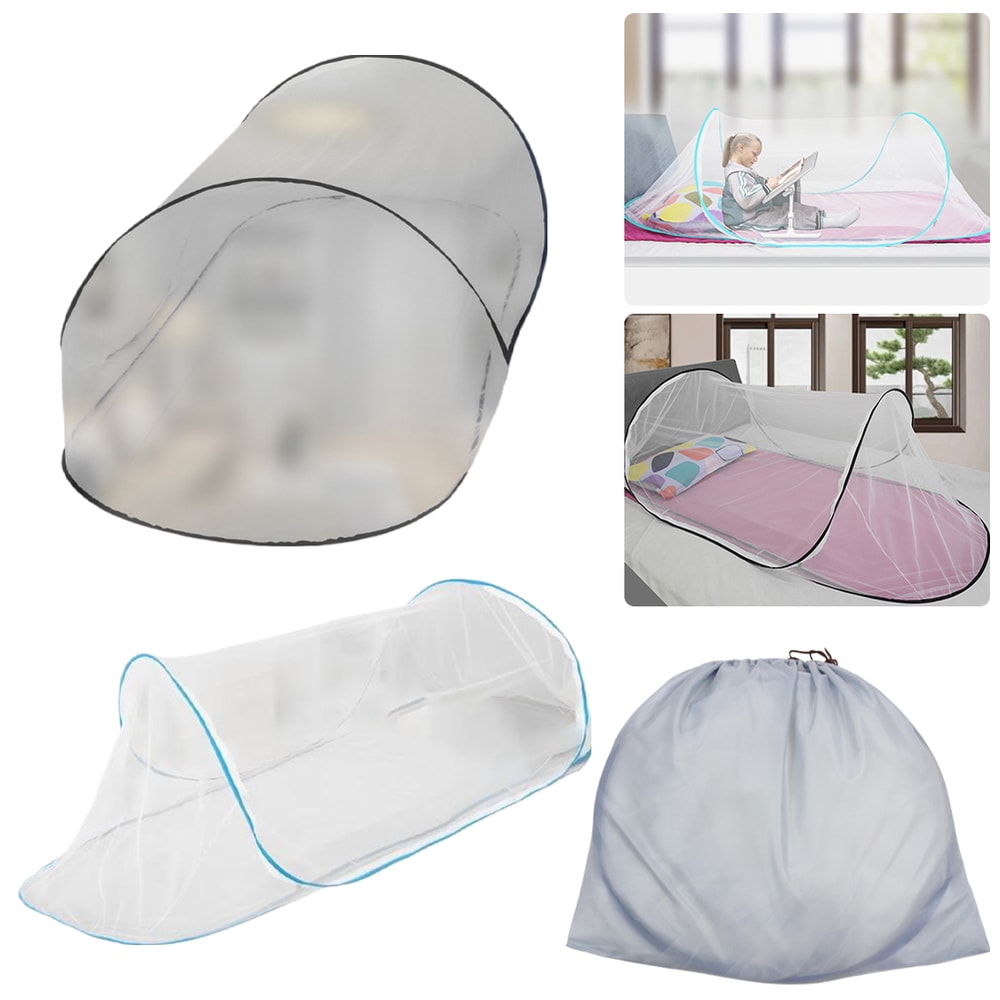 Pop Up Mosquito Net Tent Portable Foldable Camping Bug Net With Zipper 5