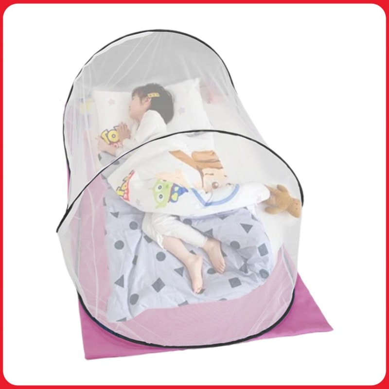 Portable Pop Up Mosquito Net with Zipper for Camping