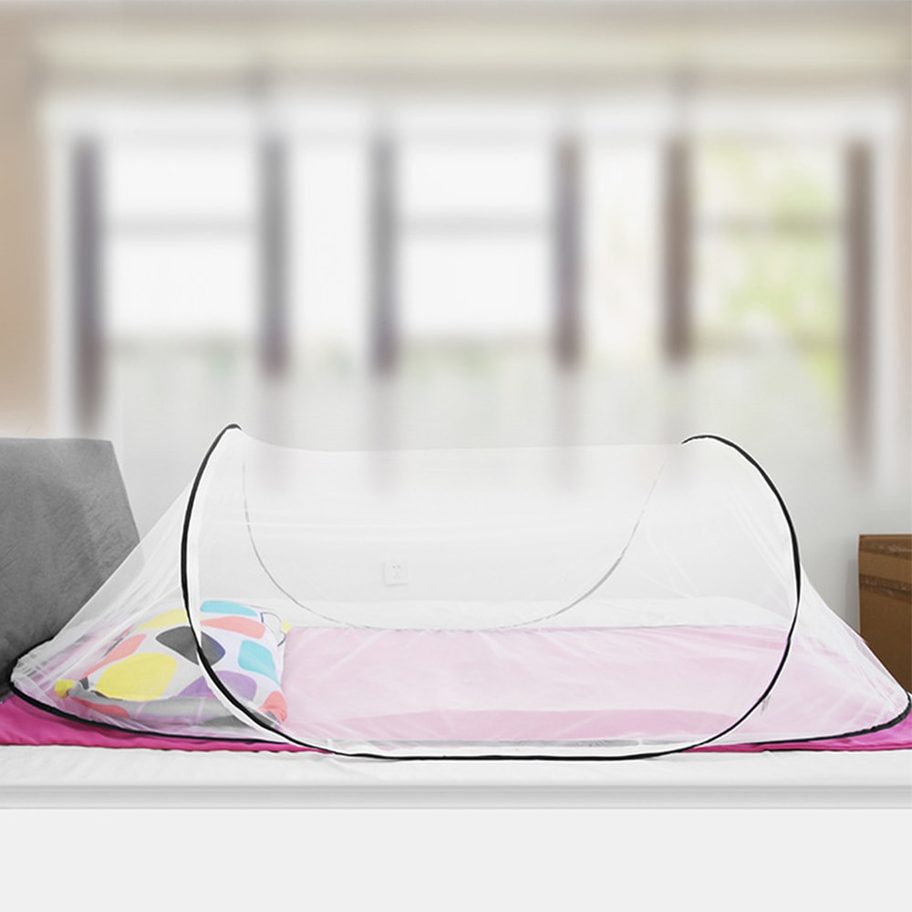 Portable Pop Up Mosquito Net with Zipper for Camping