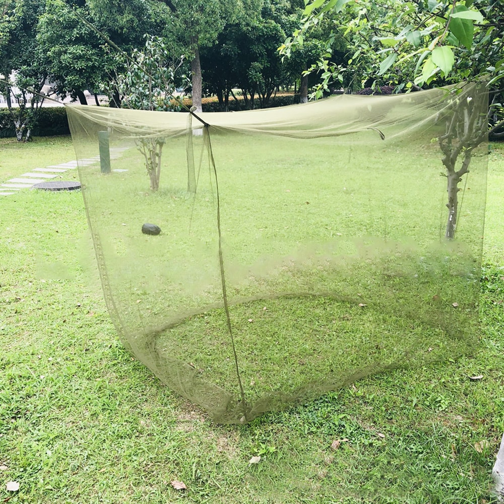 Portable Mosquito Net Folding Breathable Canopy For Camping Hiking And Fishing 1