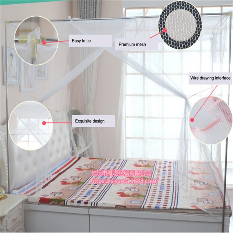 Dreamy Dormitory Bed Canopy Mosquito Net For Girls 3
