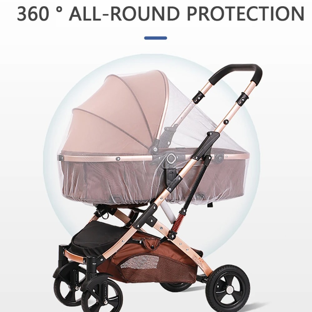 Baby Stroller Mosquito Net Breathable Bug Cover 1