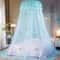 Lace Dome Bed Canopy Mosquito Net for Kids Nursery and Girls Room Decor