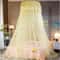 Lace Dome Bed Canopy Mosquito Net for Kids Nursery and Girls Room Decor