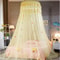 Lace Dome Bed Canopy Mosquito Net for Kids Nursery and Girls Room Decor