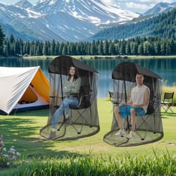 fishing swing mosquito net with uv sunshade cover