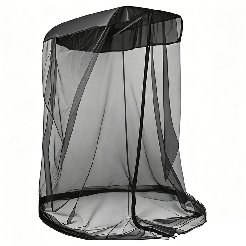 Fishing Swing Mosquito Net With UV Sunshade Cover 5