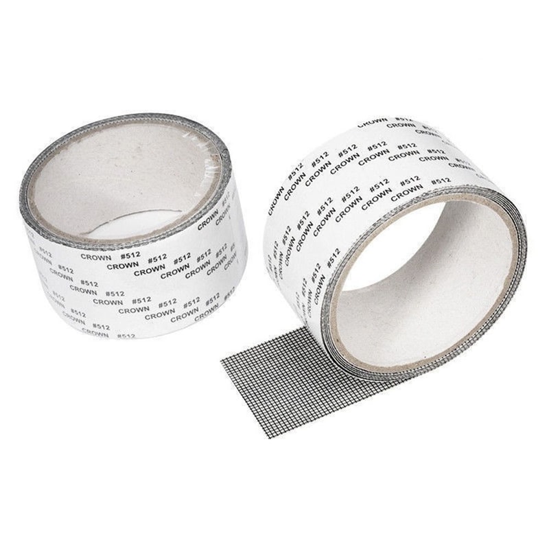 Self Adhesive Window Screen Repair Tape for Mosquito Net and Mesh Hole Fixes
