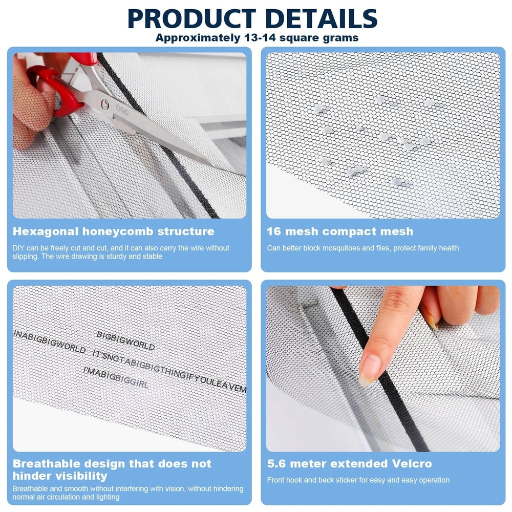 Premium Self Adhesive Window Mosquito Net Screen