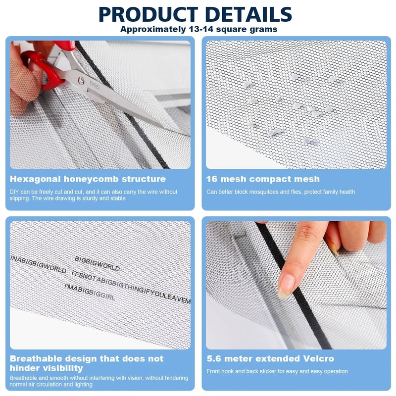 Premium Self Adhesive Window Mosquito Net Screen