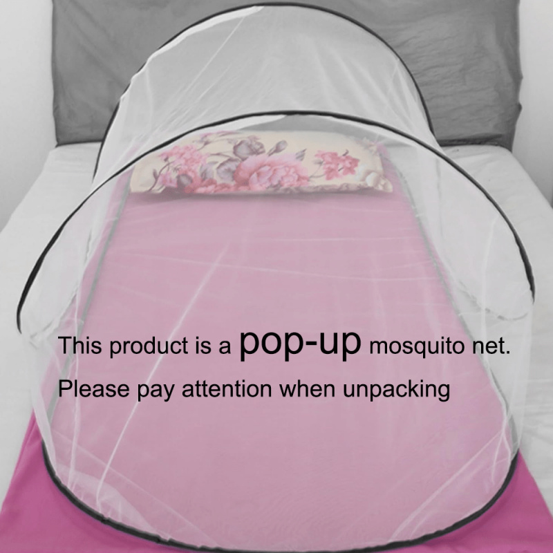 Portable Pop Up Mosquito Net for Bed Camping Travel