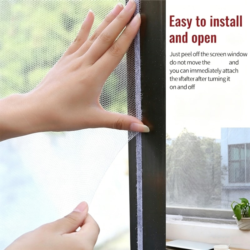 Self Adhesive Mosquito Net Window Screen Mesh 2