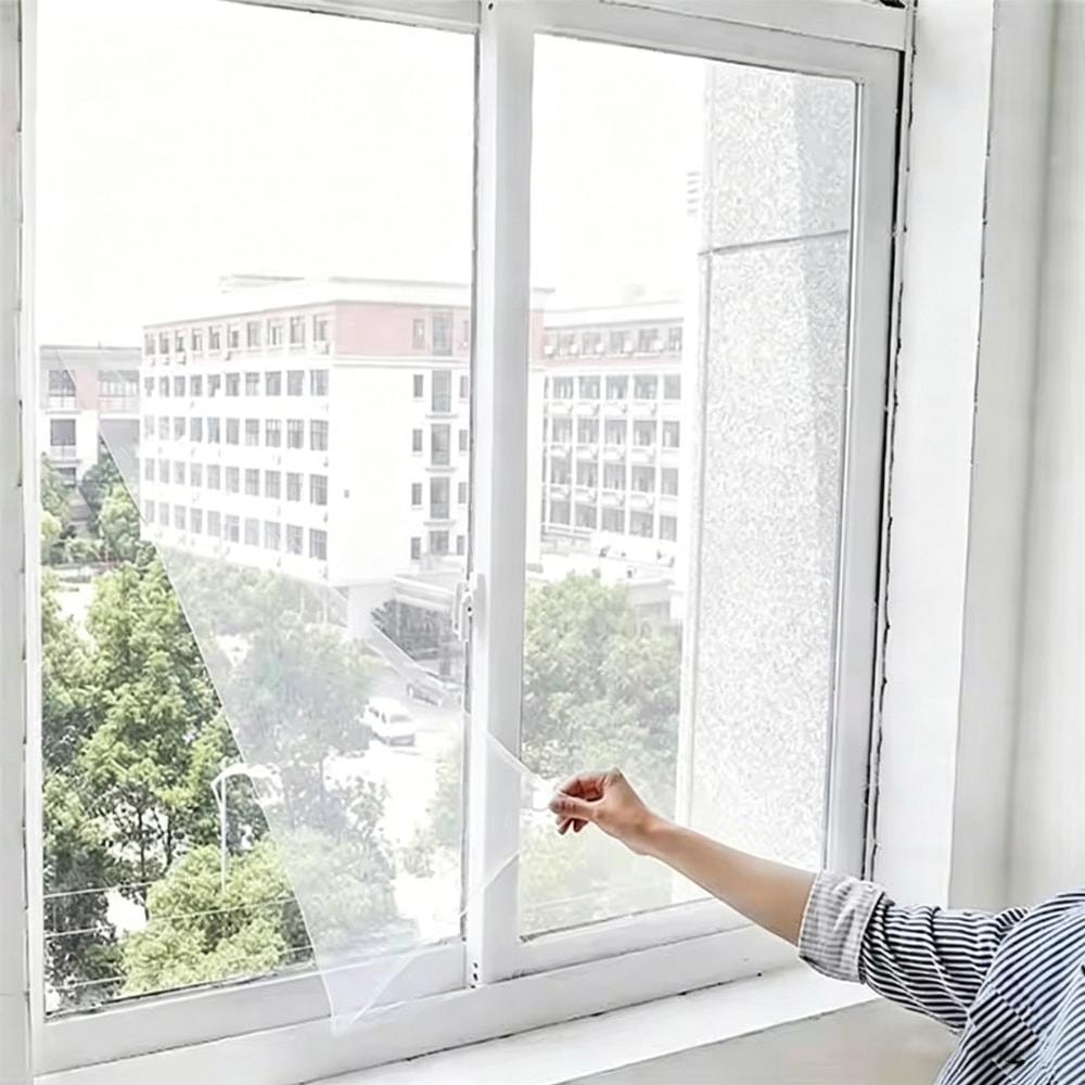Self Adhesive Mosquito Net Window Screen Mesh 3