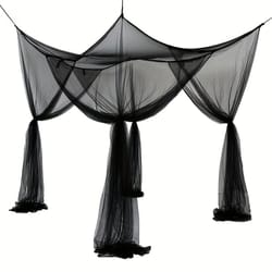 floor to ceiling mosquito net for bed with double opening