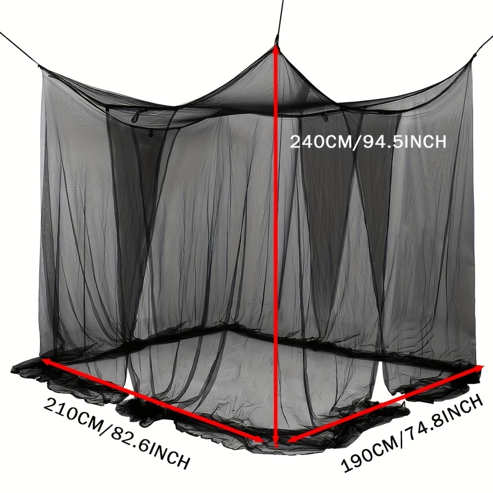 Floor To Ceiling Mosquito Net For Bed With Double Opening 2