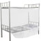White Mosquito Net Bed Canopy For Full Queen King Beds 2