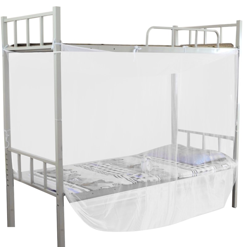 White Mosquito Net Bed Canopy For Full Queen King Beds 2