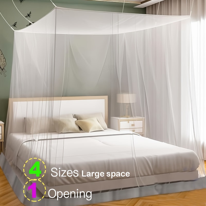Large White Outdoor Mosquito Net for Camping Bed Hammock and Tent