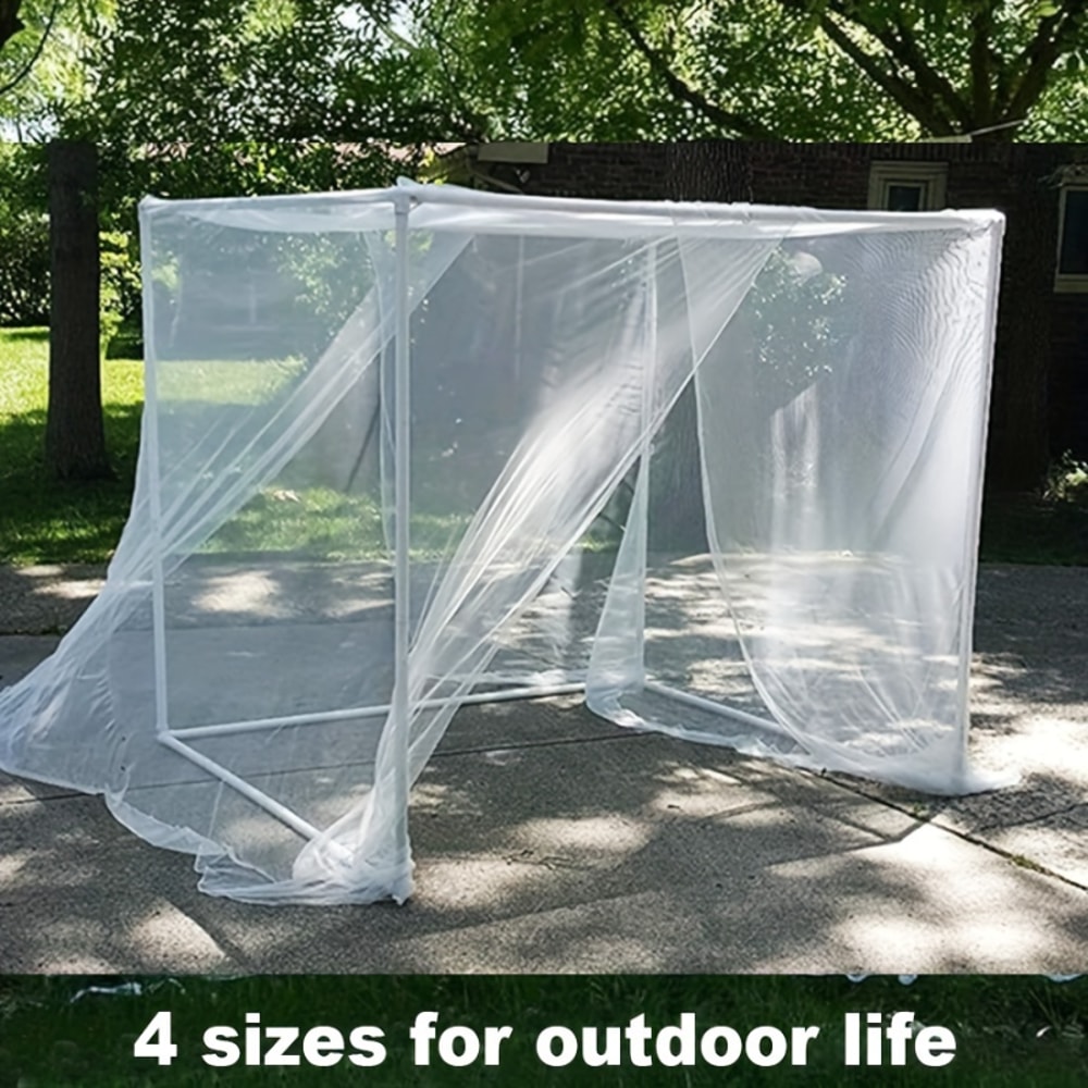 Large White Outdoor Mosquito Net for Camping Bed Hammock and Tent