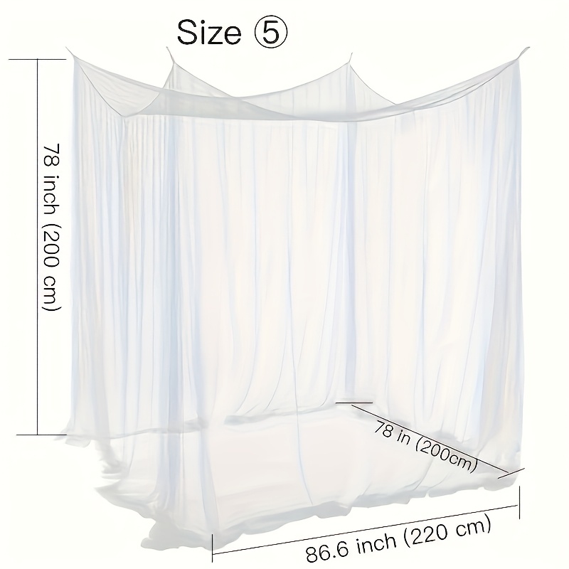 Large White Outdoor Mosquito Net for Camping Bed Hammock and Tent