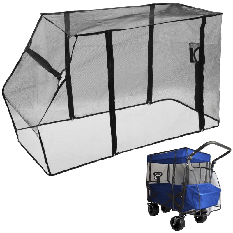 Wagon Mosquito Net Cover for Camping Carts and Stroller Wagons